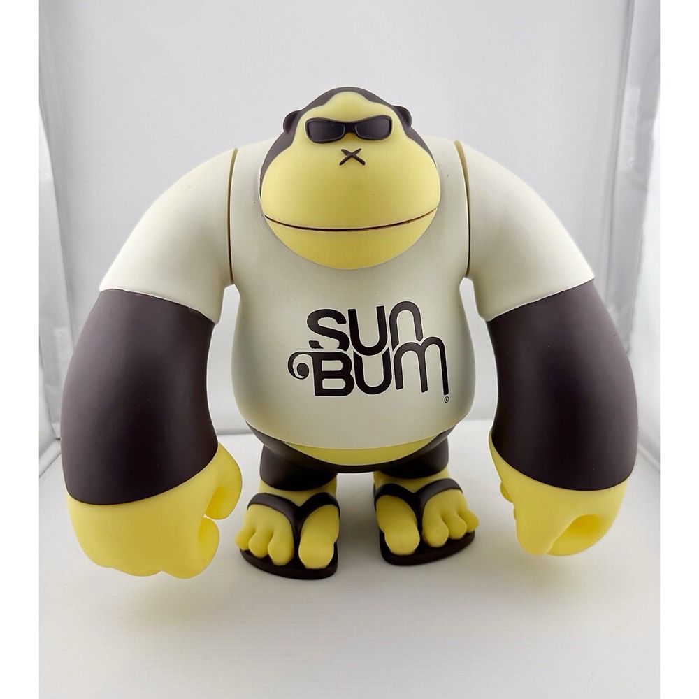 Sun Bum Mascot Monkey Vinyl Figure. About 8.5" Tall